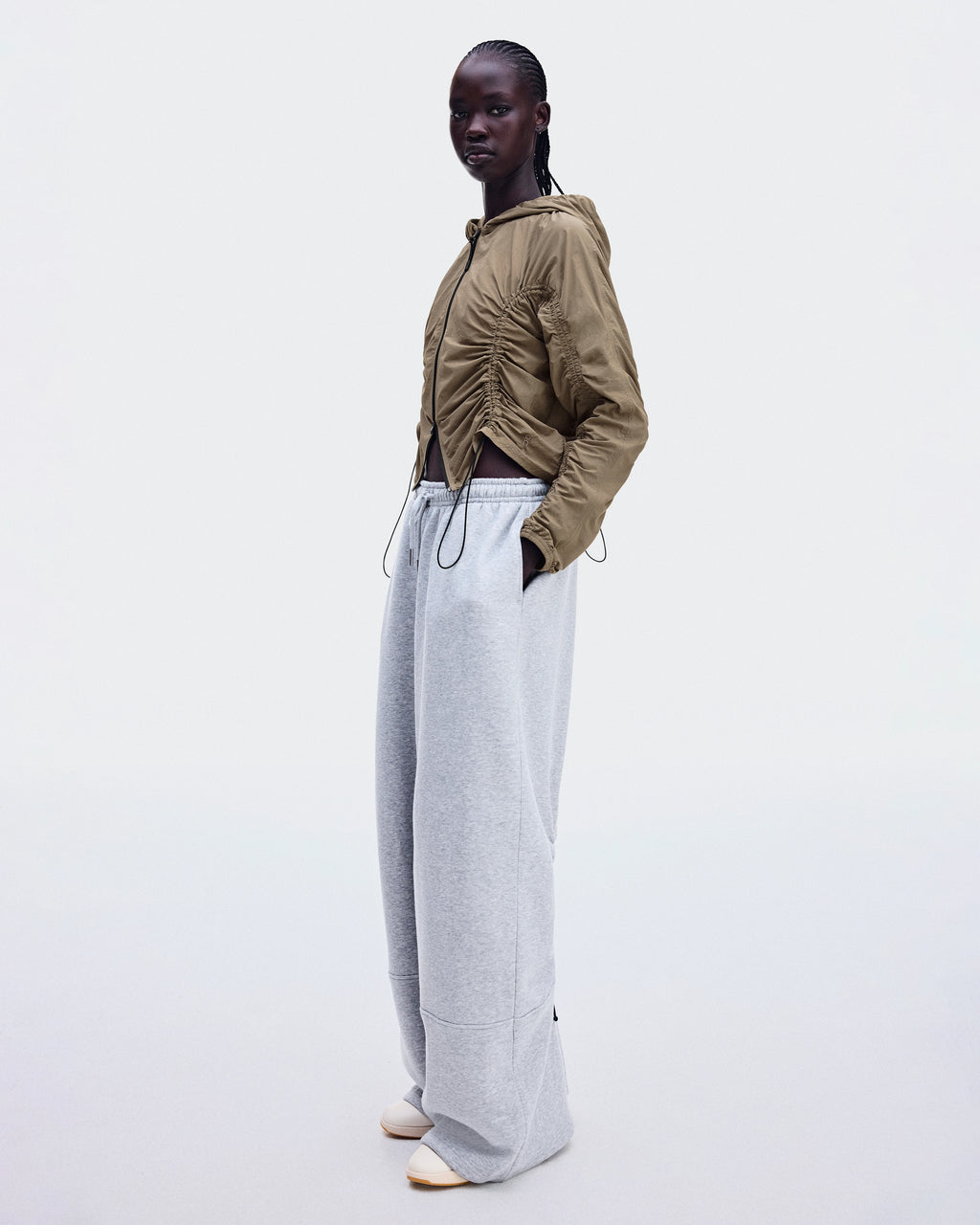 Ruched Lightweight Jacket